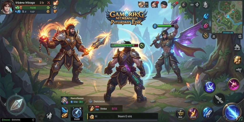Tampilan menarik dari gameplay MMORPG 8II yang seru.