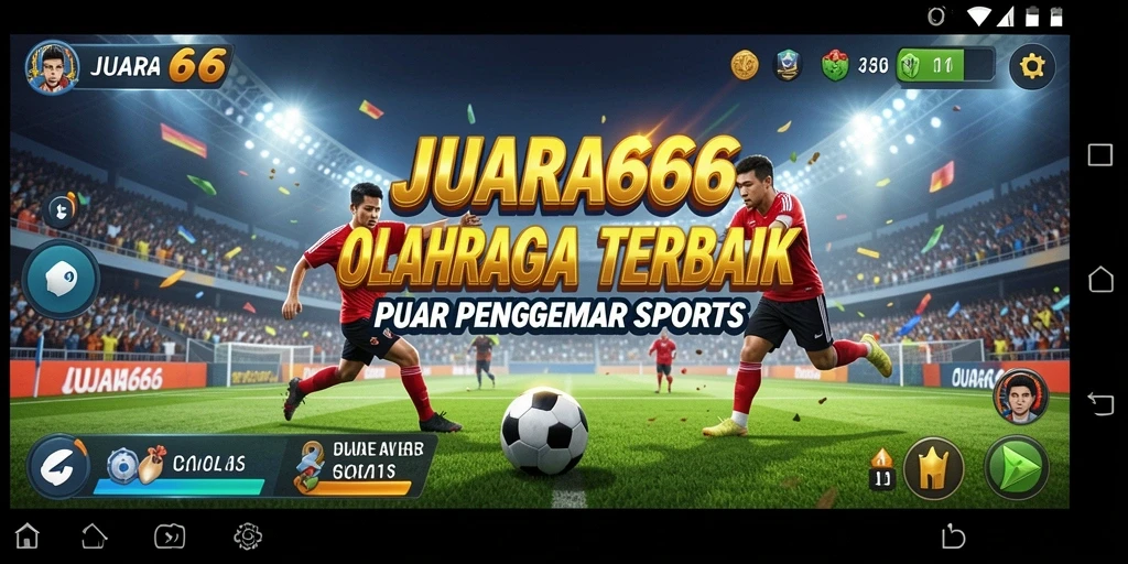 Screenshot gameplay JUARA666 yang menampilkan aksi olahraga seru.