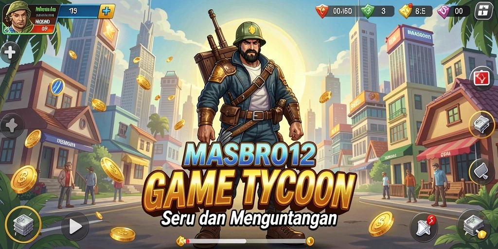 Tampilan gameplay seru dan menantang dari MASBRO12.