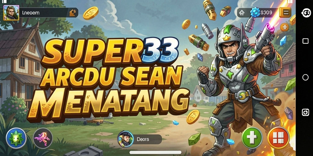 Tangkapan layar utama menunjukkan aksi cepat dari gameplay SUPER33 yang mengasyikkan.