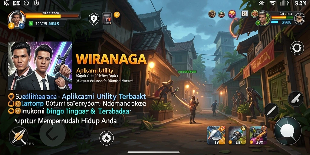 Tampilan antarmuka aplikasi WIRANAGA yang intuitif dan mudah digunakan.